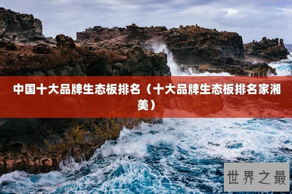 中国十大品牌生态板排名（十大品牌生态板排名家湘美）