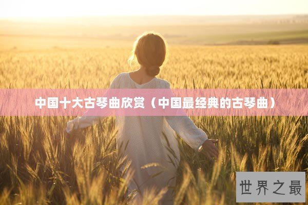 中国十大古琴曲欣赏（中国最经典的古琴曲）