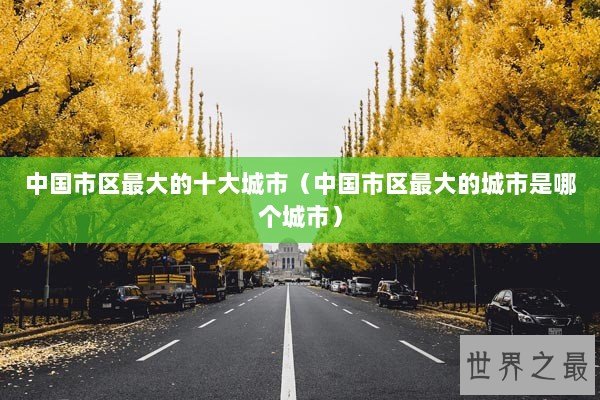 中国市区最大的十大城市（中国市区最大的城市是哪个城市）