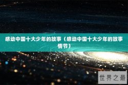 感动中国十大少年的故事（感动中国十大少年的故事情节）