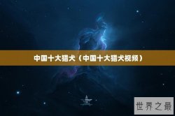 中国十大猎犬（中国十大猎犬视频）