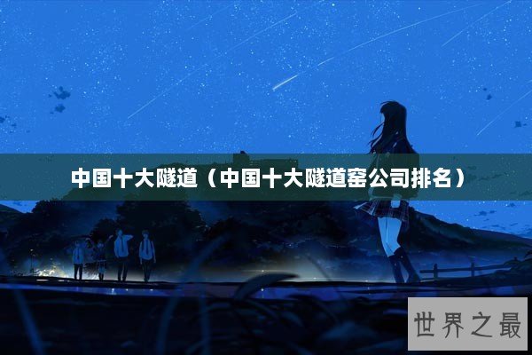 中国十大隧道（中国十大隧道窑公司排名）