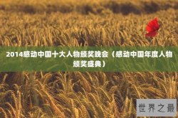 2014感动中国十大人物颁奖晚会（感动中国年度人物颁奖盛典）