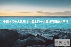 中国木门十大品牌（中国木门十大品牌有哪些太平洋）