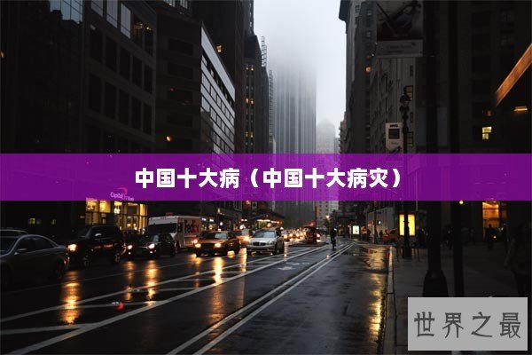中国十大病（中国十大病灾）