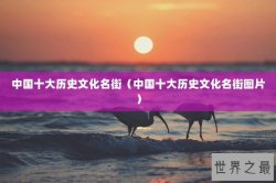 中国十大历史文化名街（中国十大历史文化名街图片）