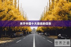 关于中国十大墙纸的信息