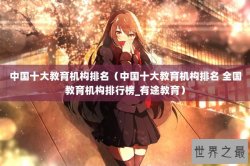 中国十大教育机构排名（中国十大教育机构排名 全国教育机构排行榜_有途教育）