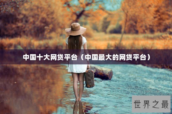 中国十大网贷平台(中国最大的网贷平台) 中国十大网贷平台(中国最大的网贷平台)