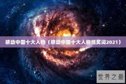 感动中国十大人物（感动中国十大人物颁奖词2021）