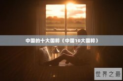 中国的十大国粹（中国10大国粹）