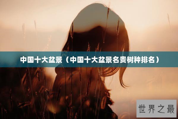 中国十大盆景（中国十大盆景名贵树种排名）