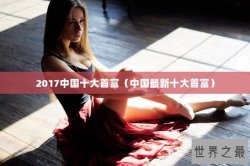 2017中国十大首富（中国最新十大首富）