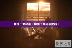 中国十大秘密（中国十大秘密武器）