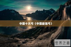 中国十大弓（中国最强弓）