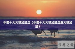 中国十大火锅加盟店（中国十大火锅加盟店鱼火锅加盟）