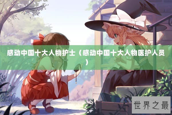 感动中国十大人物护士（感动中国十大人物医护人员）