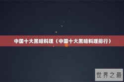 中国十大黑暗料理（中国十大黑暗料理排行）