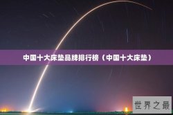 中国十大床垫品牌排行榜（中国十大床垫）