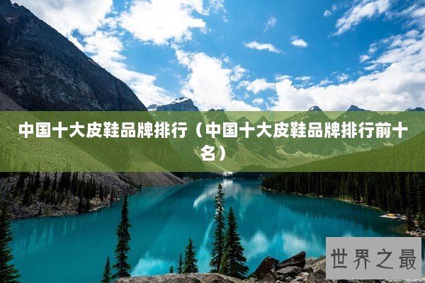 中国十大皮鞋品牌排行（中国十大皮鞋品牌排行前十名）