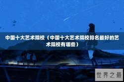 中国十大艺术院校（中国十大艺术院校排名最好的艺术院校有哪些）