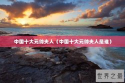 中国十大元帅夫人（中国十大元帅夫人是谁）