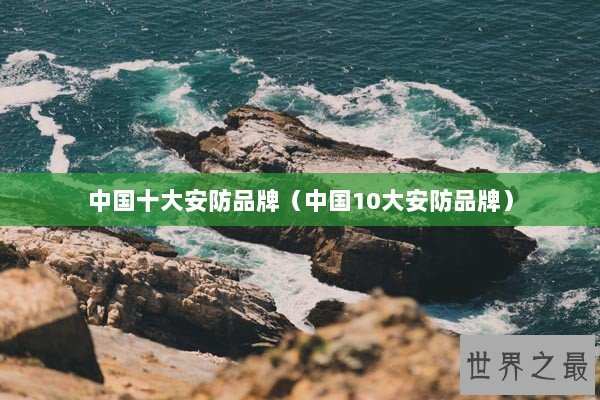 中国十大安防品牌（中国10大安防品牌）