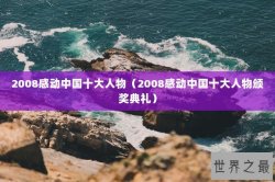 2008感动中国十大人物（2008感动中国十大人物颁奖典礼）