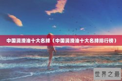 中国润滑油十大名牌（中国润滑油十大名牌排行榜）