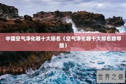 中国空气净化器十大排名（空气净化器十大排名除甲醛）