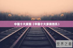 中国十大家族（中国十大家族姓氏）