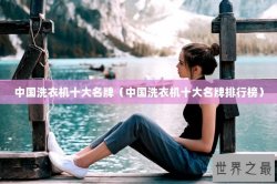 中国洗衣机十大名牌（中国洗衣机十大名牌排行榜）