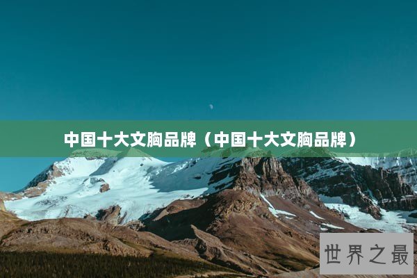 中国十大文胸品牌(中国十大文胸品牌) 中国十大文胸品牌(中国十大文胸品牌)