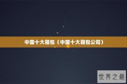 中国十大箱包（中国十大箱包公司）