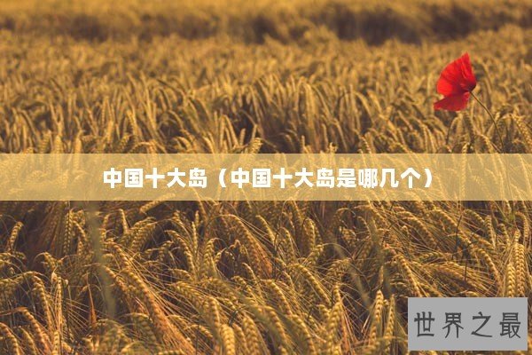 中国十大岛（中国十大岛是哪几个）