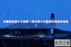 中国真石漆十大品牌（真石漆十大品牌外墙真石漆品）