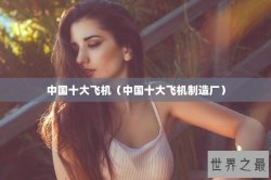 中国十大飞机（中国十大飞机制造厂）