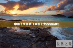 中国十大西装（中国十大西装品牌）