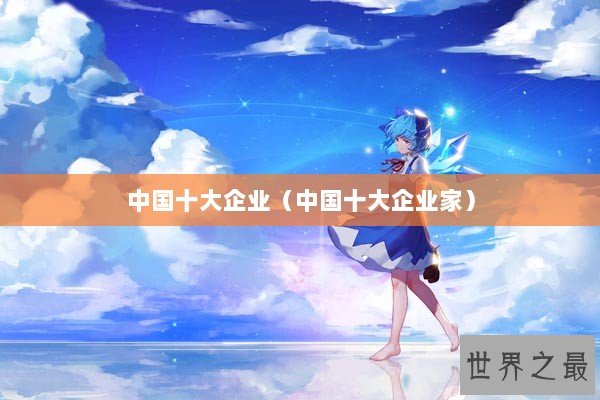 中国十大企业（中国十大企业家）