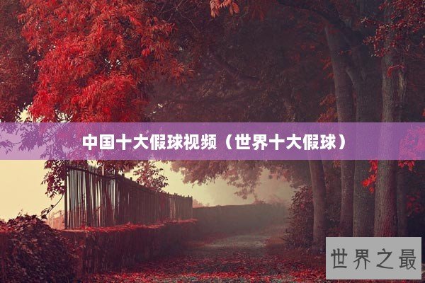 中国十大假球视频（世界十大假球）