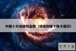 中国十大填缝剂品牌（填缝剂哪个牌子最好）