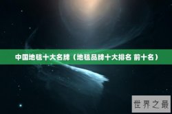 中国地毯十大名牌（地毯品牌十大排名 前十名）