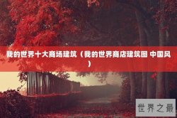 我的世界十大商场建筑（我的世界商店建筑图 中国风）