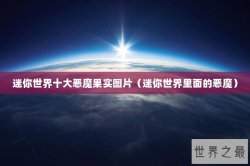 迷你世界十大恶魔果实图片（迷你世界里面的恶魔）