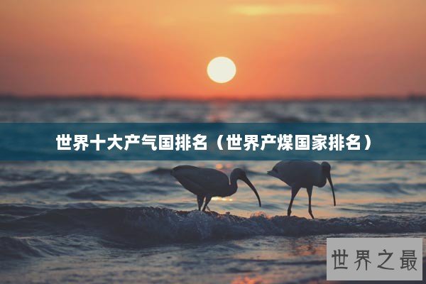 世界十大产气国排名（世界产煤国家排名）