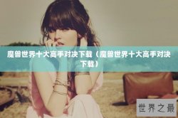 魔兽世界十大高手对决下载（魔兽世界十大高手对决下载）