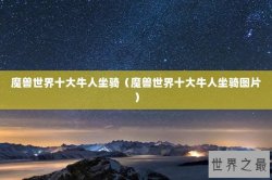 魔兽世界十大牛人坐骑（魔兽世界十大牛人坐骑图片）