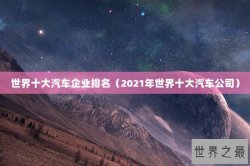 世界十大汽车企业排名（2021年世界十大汽车公司）