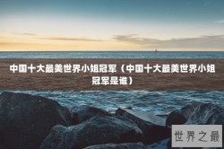 中国十大最美世界小姐冠军（中国十大最美世界小姐冠军是谁）