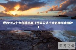 世界公认十大名牌手表（世界公认十大名牌手表图片）